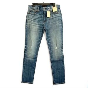 𝅺NEW Madewell Myrtle Wash Skinny Mens Jeans 33X32